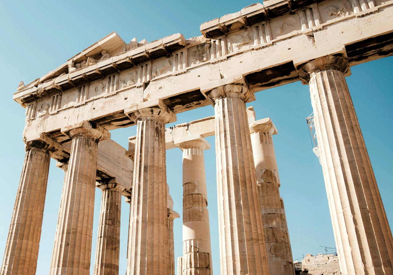 simbologia historica classica grega coluna dorica