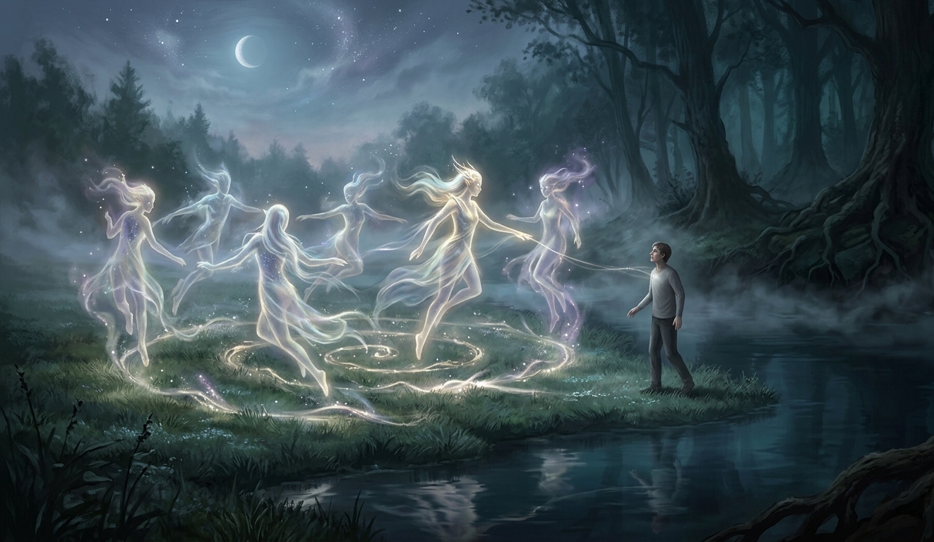 simbologia historica literaria elfos magicos floresta