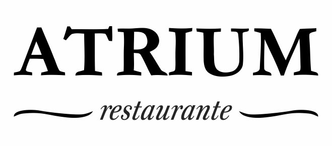 logo restaurante atrium download vetor