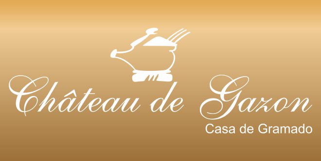 logo restaurante chateau de gazon download vetor