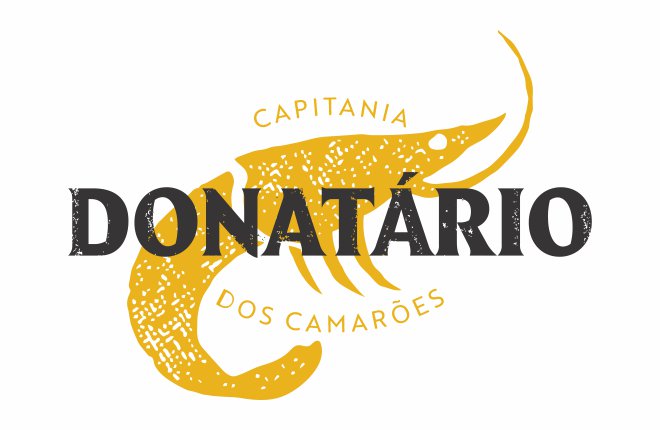 logo restaurante donatario frutos do mar download vetor