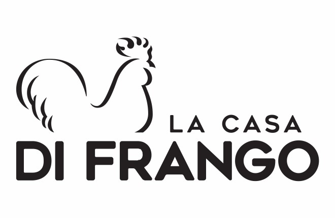 logo restaurante la casa di frango download vetor