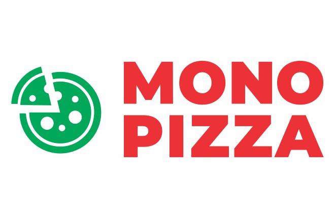 logo restaurante mono pizza download vetor