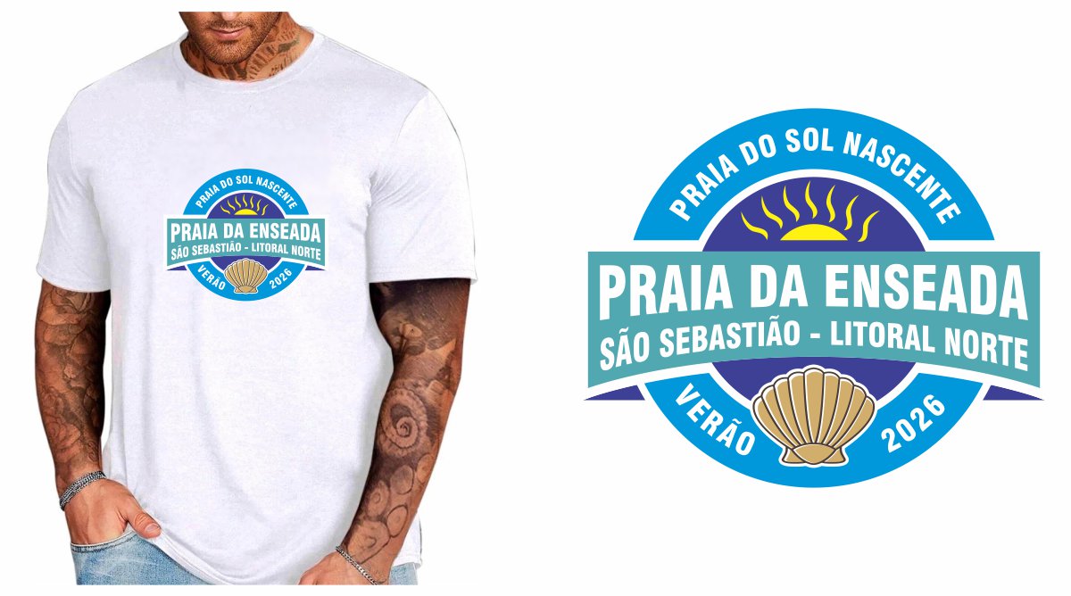 vetorizar arquivo imagem moda praia enseada estampa verao camiseta surf litoral silk screen