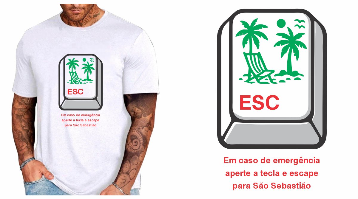 vetorizar arquivo imagem moda praia estampa verao camiseta sao sebastiao surf litoral silk screen