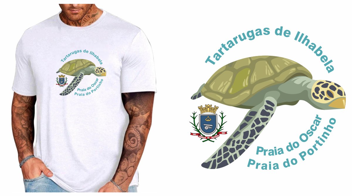 vetorizar arquivo imagem moda praia estampa verao camiseta surf litoral silk screen tartaruga ilhabela